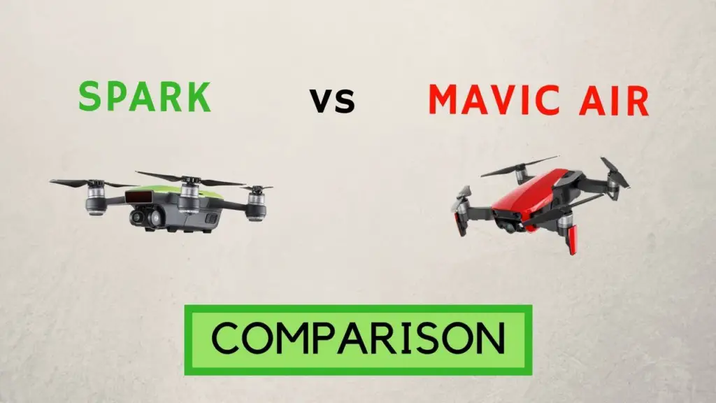 DJi Spark vs Mavic Air