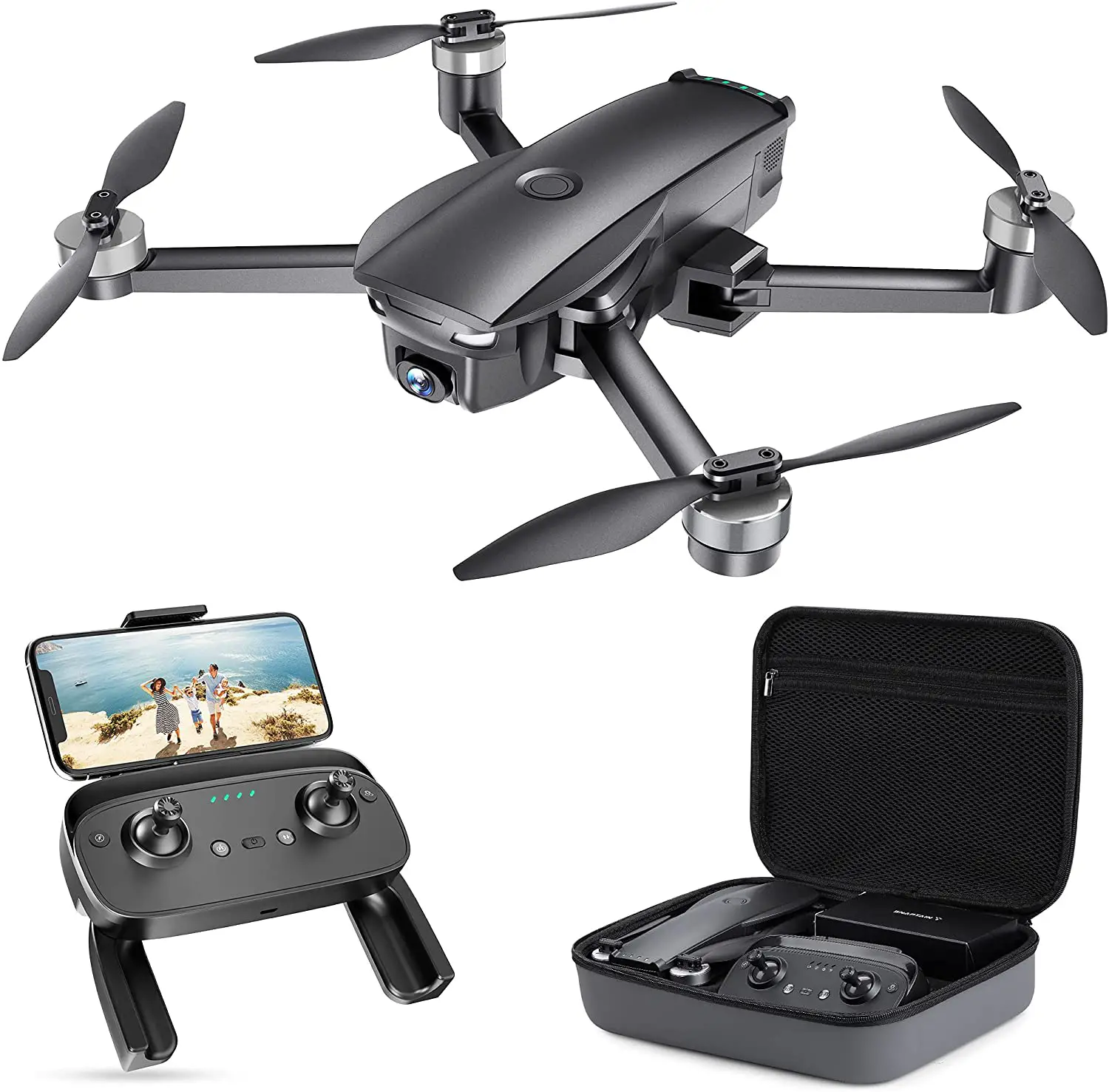SNAPTAlN SP7100 Foldable GPS Drone with 4K